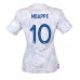 Billige Frankrike Kylian Mbappe #10 Bortetrøye Dame VM 2022 Kortermet